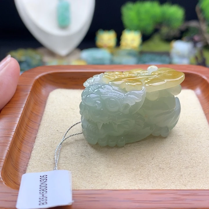 翡翠未镶嵌颈饰貔貅49