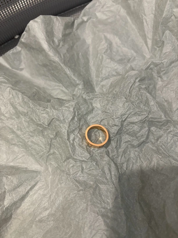 钛钢戒指 宽版卡卡戒指