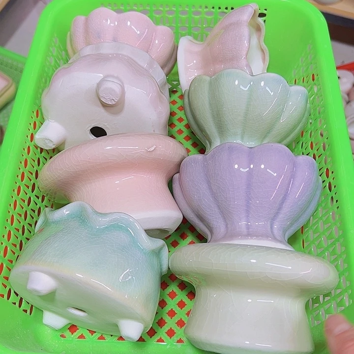 陶瓷花盆当场凑满12包邮随机瑕疵2个