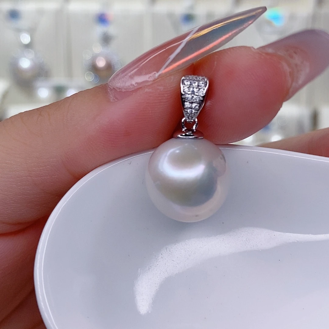 淡水珍珠未镶嵌吊坠(赠链)14➕