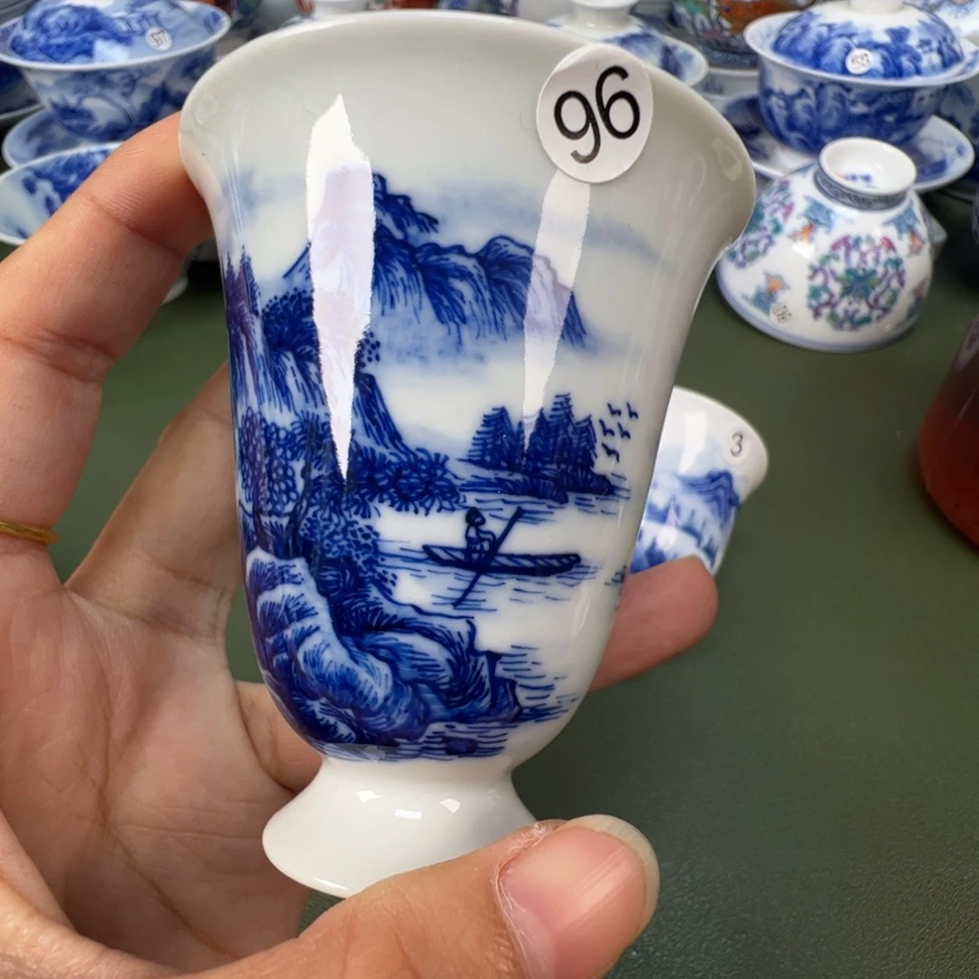 景德镇纯手工纯手绘茶具木木96