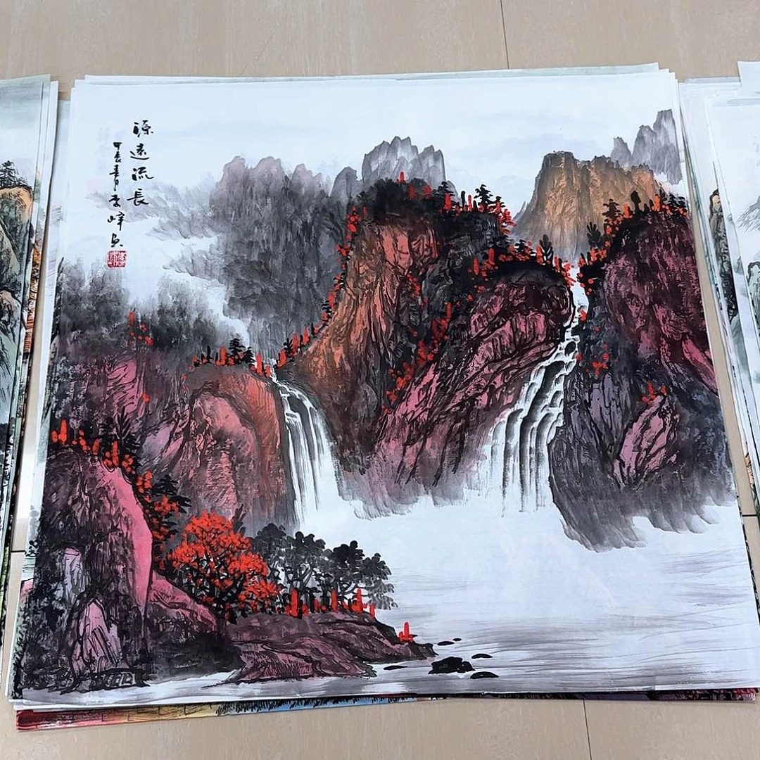 国画国画作品集一个