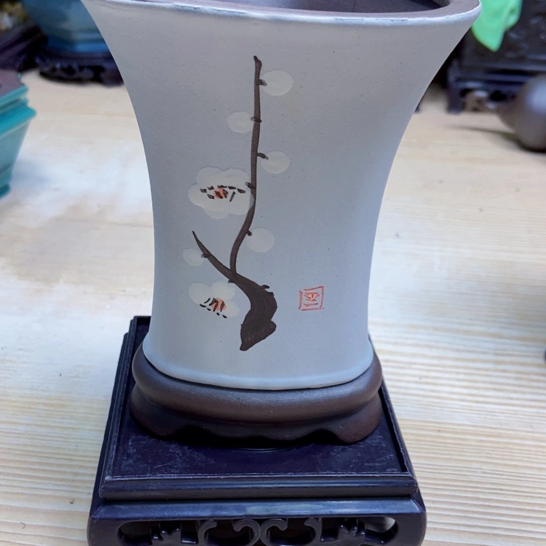 瓷片陶瓷花盆陶瓷艺术