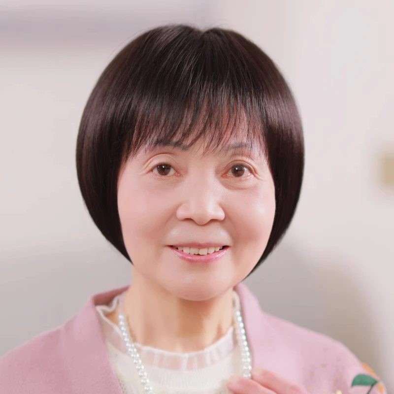 中老年人假发女自然全真发妈妈化疗光头轻薄透气短发波波头全头套