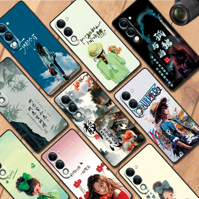 适用vivoy37c手机壳vovoy37c可爱V2442A防摔Vlvoy37c卡通Viv0y37c