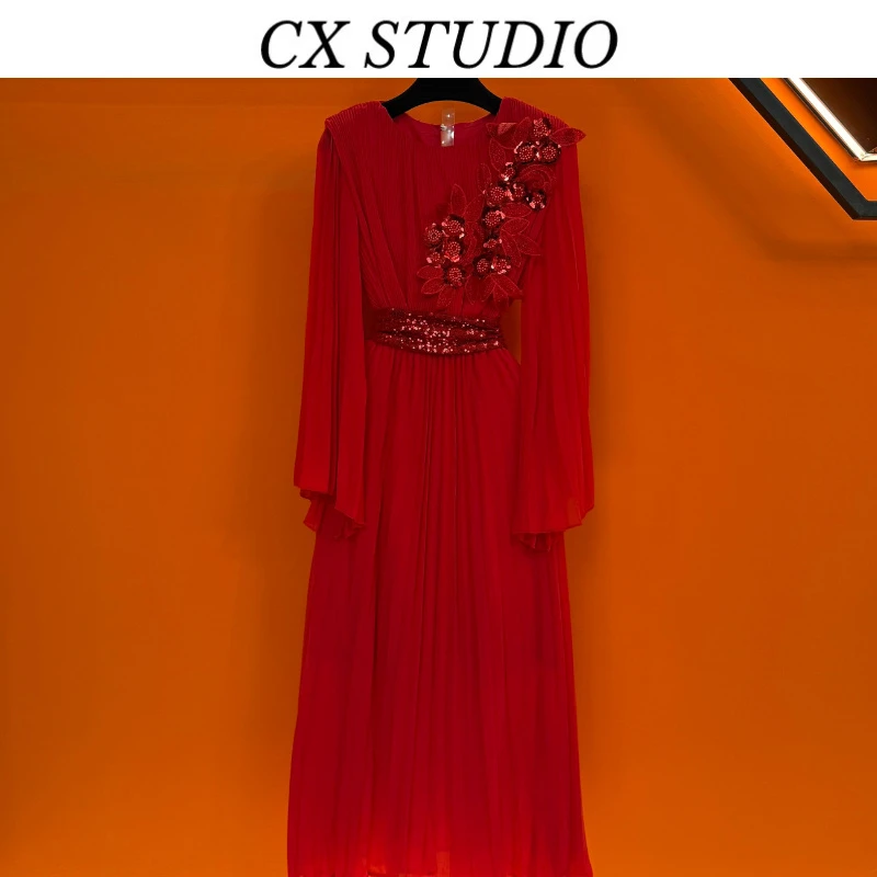 YC编码58 经典收腰轻奢时尚连衣裙（定制女装）CX130