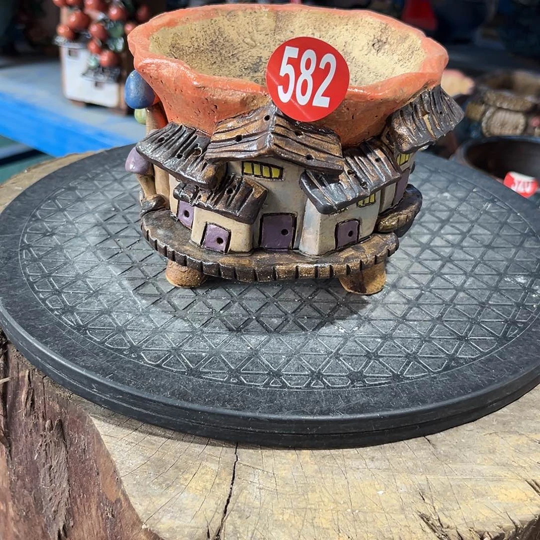 582 号陶然花器手工花盆