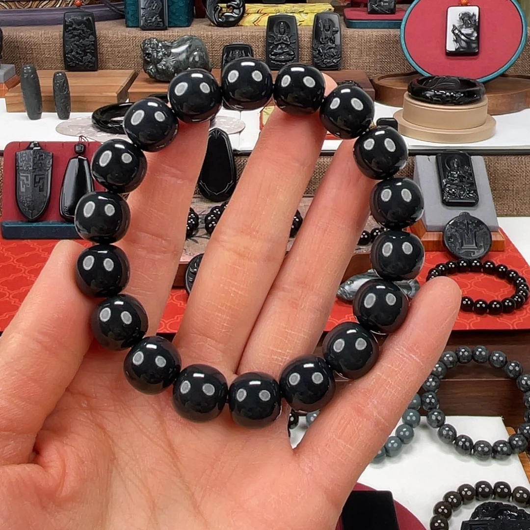 和田玉未镶嵌手串卡12精工入门级