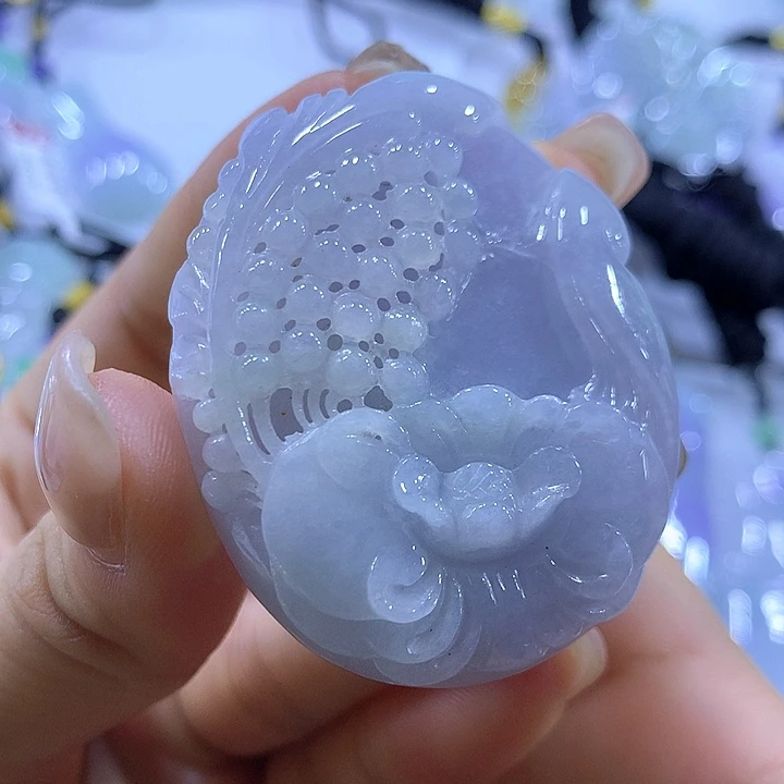 翡翠未镶嵌颈饰天然翡翠A货吊坠