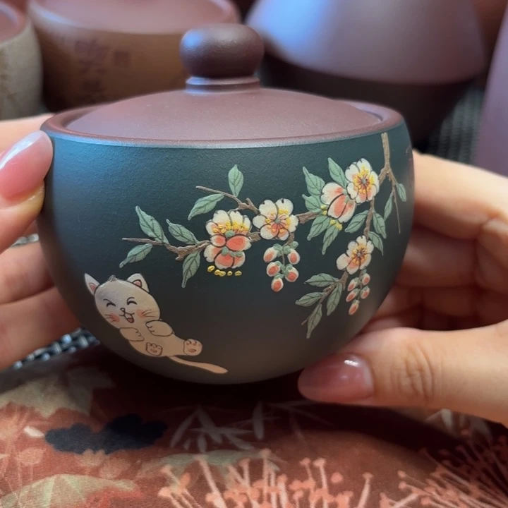 紫砂茶叶罐中高端紫砂茶叶罐