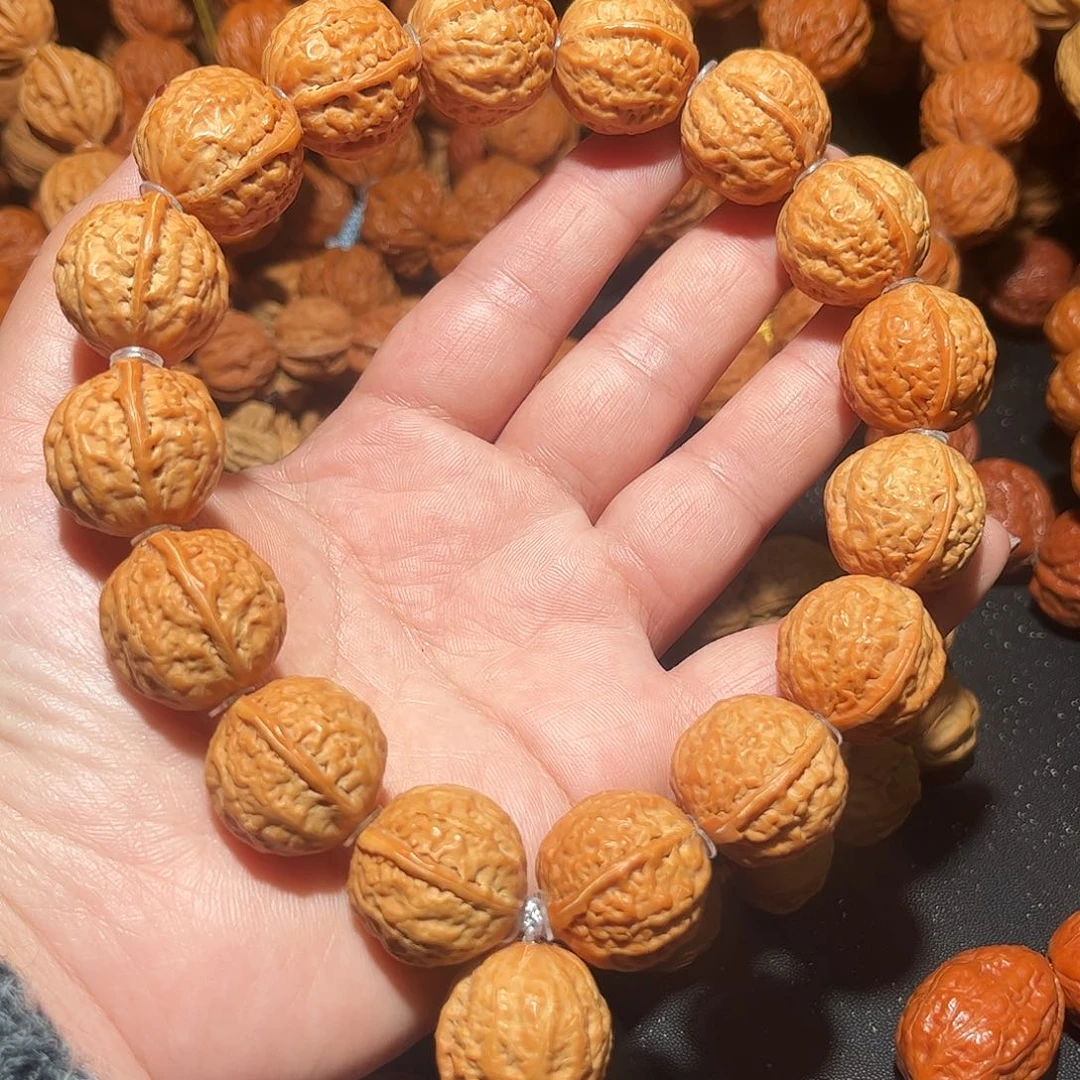 手串文玩核桃白茶小樱桃22