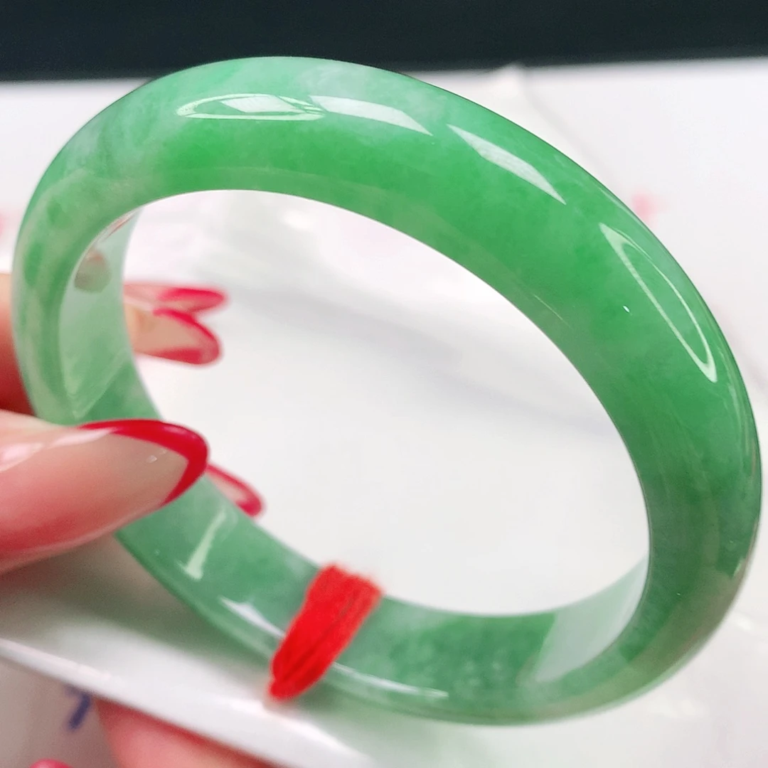 翡翠未镶嵌手镯天然翡翠1514