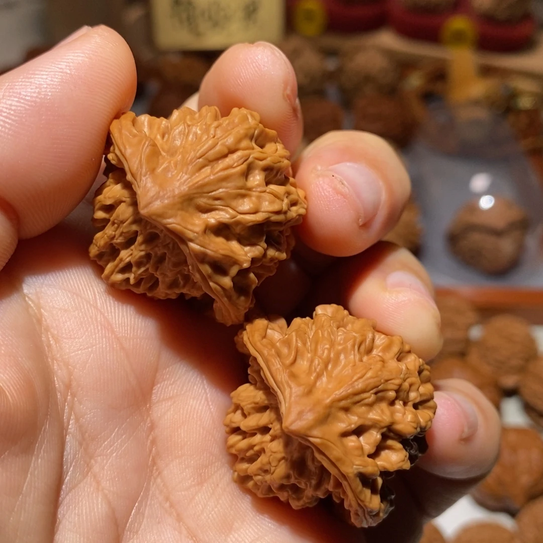 文玩核桃把件33尺全品蛇头聚宝盆