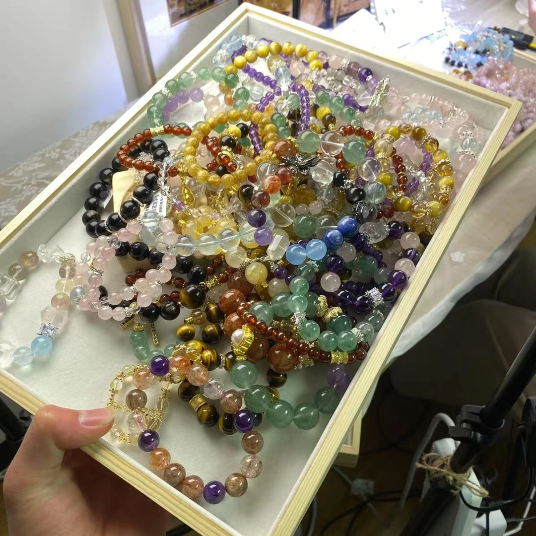 纯天然水晶手串孤品专拍链接