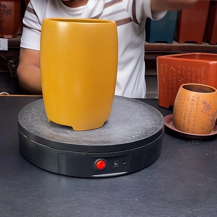 紫砂花盆货号一只LD211