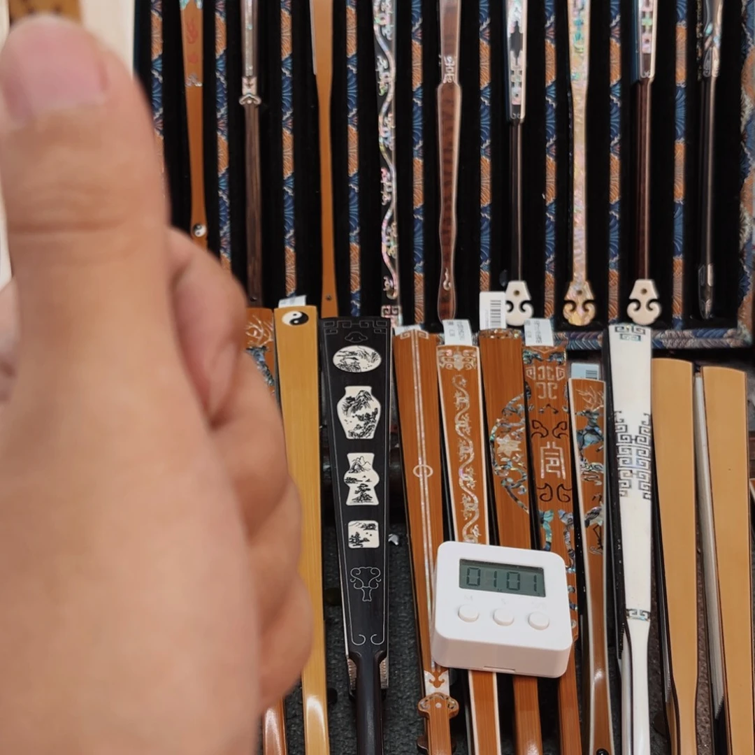 1****扇子纯手工制作折扇