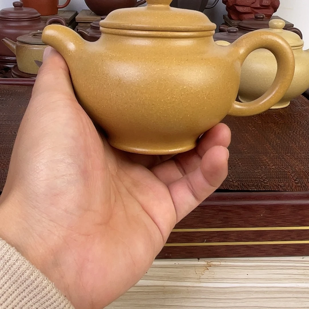 紫砂茶壶完美黄金段德钟