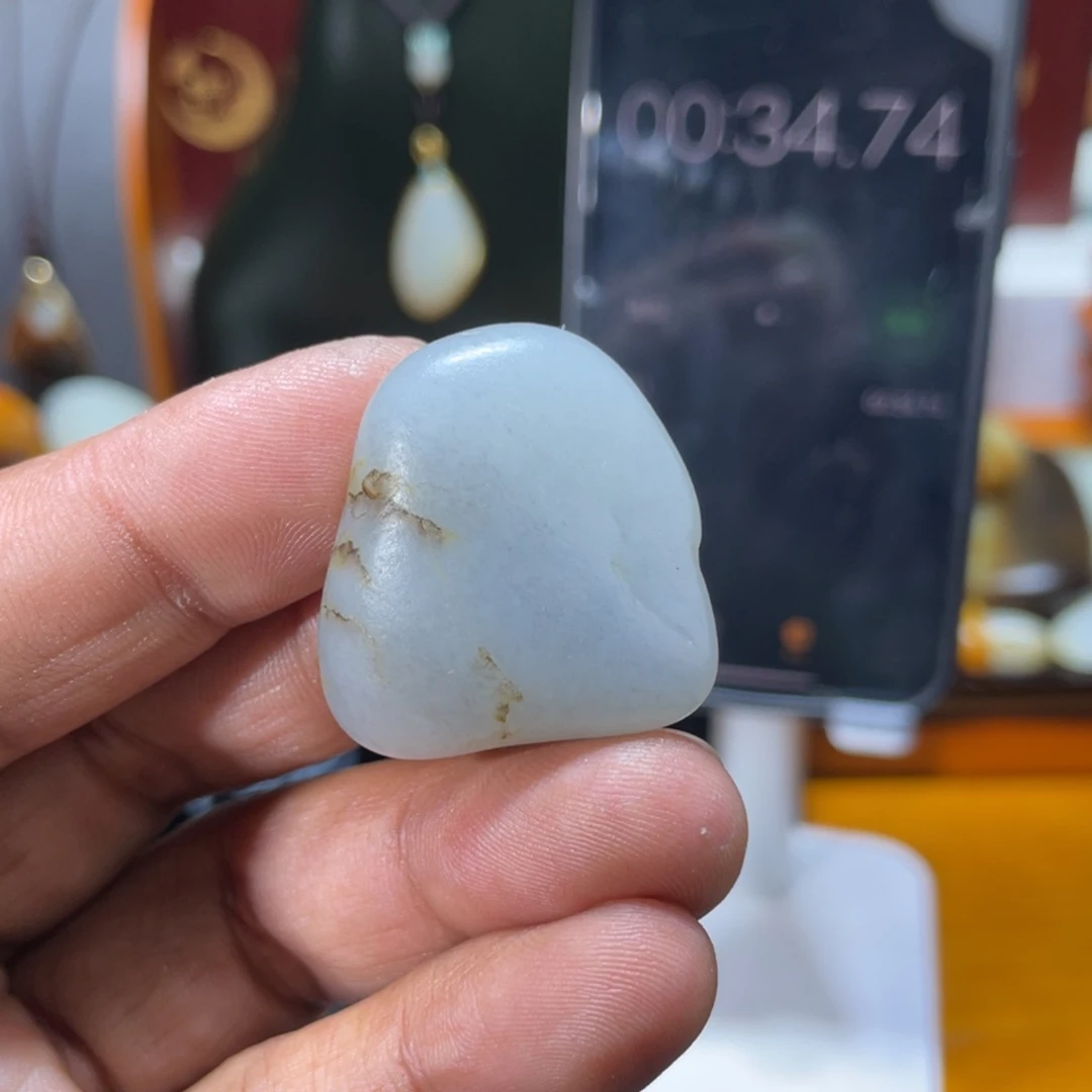 和田玉（白玉）挂件未镶嵌阿*¹