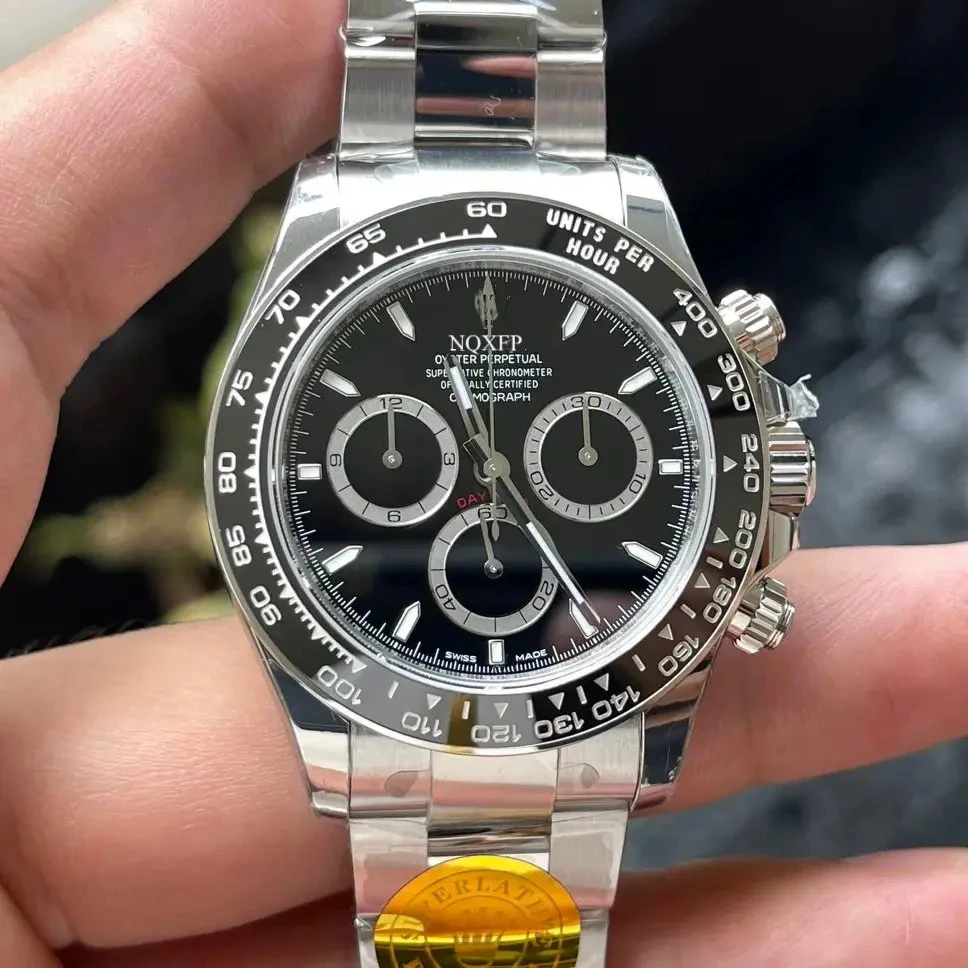 NQXFP高端VS厂宇宙计时型迪通拿系列丹东4131黑陶迪机械腕表