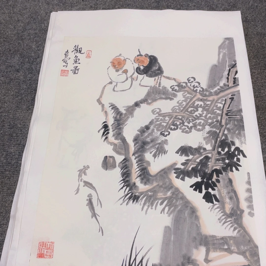 国画1.4平尺纯手绘国画作品