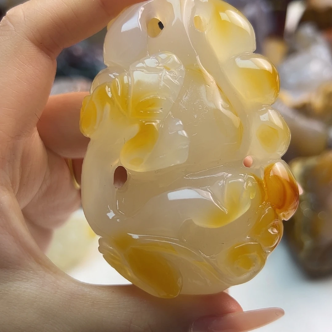 玛瑙/玉髓合金颈饰