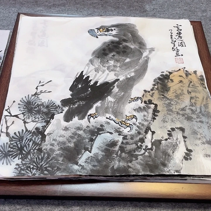 国画张圣敏先生纯手绘作品