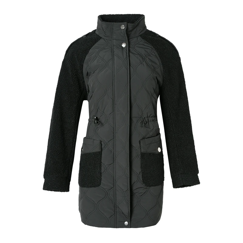 21723女装大码胖mm高级感外套长款2024年秋季时尚百搭显瘦外搭