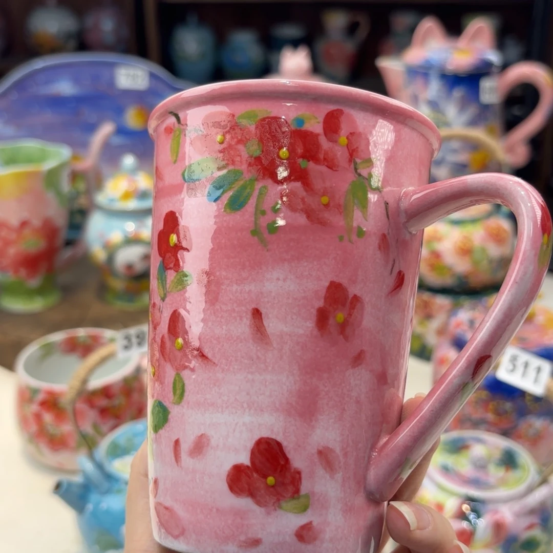 景德镇手绘高温釉下彩陶瓷茶具