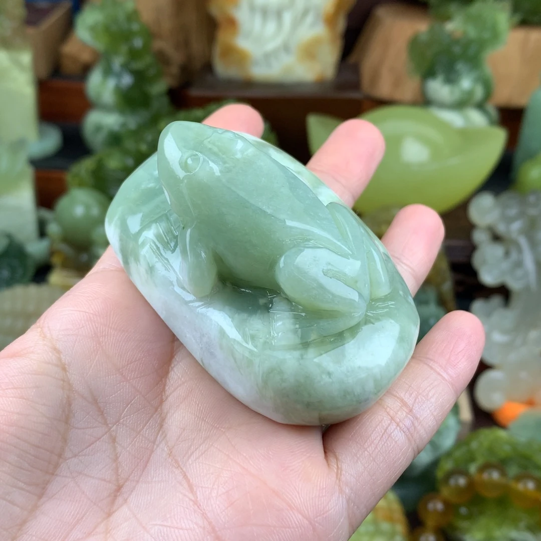 岫玉未镶嵌手把件