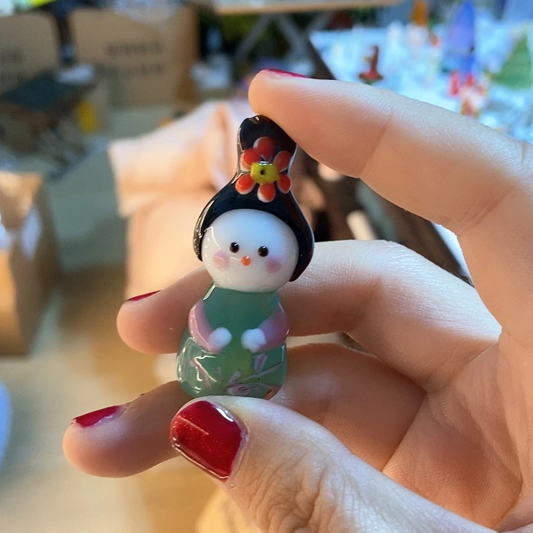 琉璃手工艺品一*?小侍女