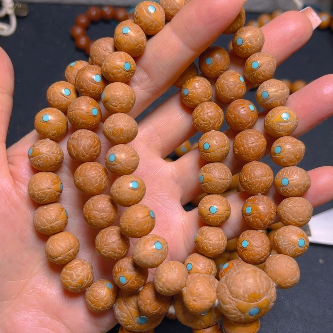 凤眼菩提吊坠12mm精品松丁手串