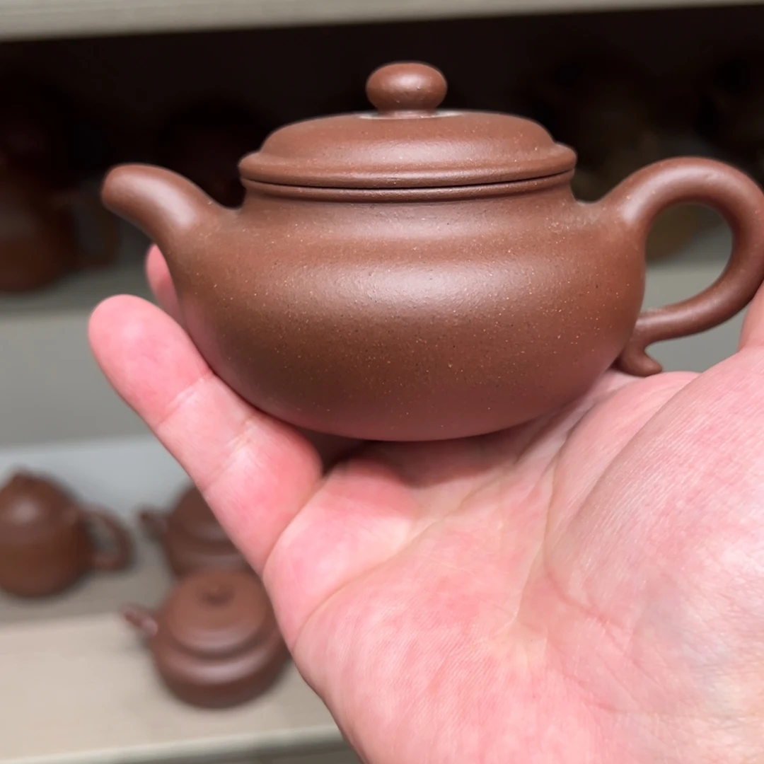 烟****茶壶紫砂150cc深井老紫泥仿古