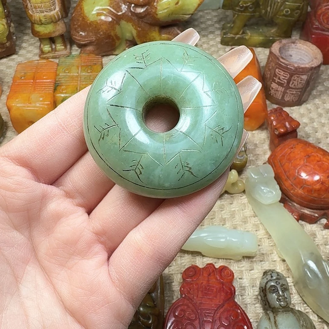 白玉菩提吊坠挂件