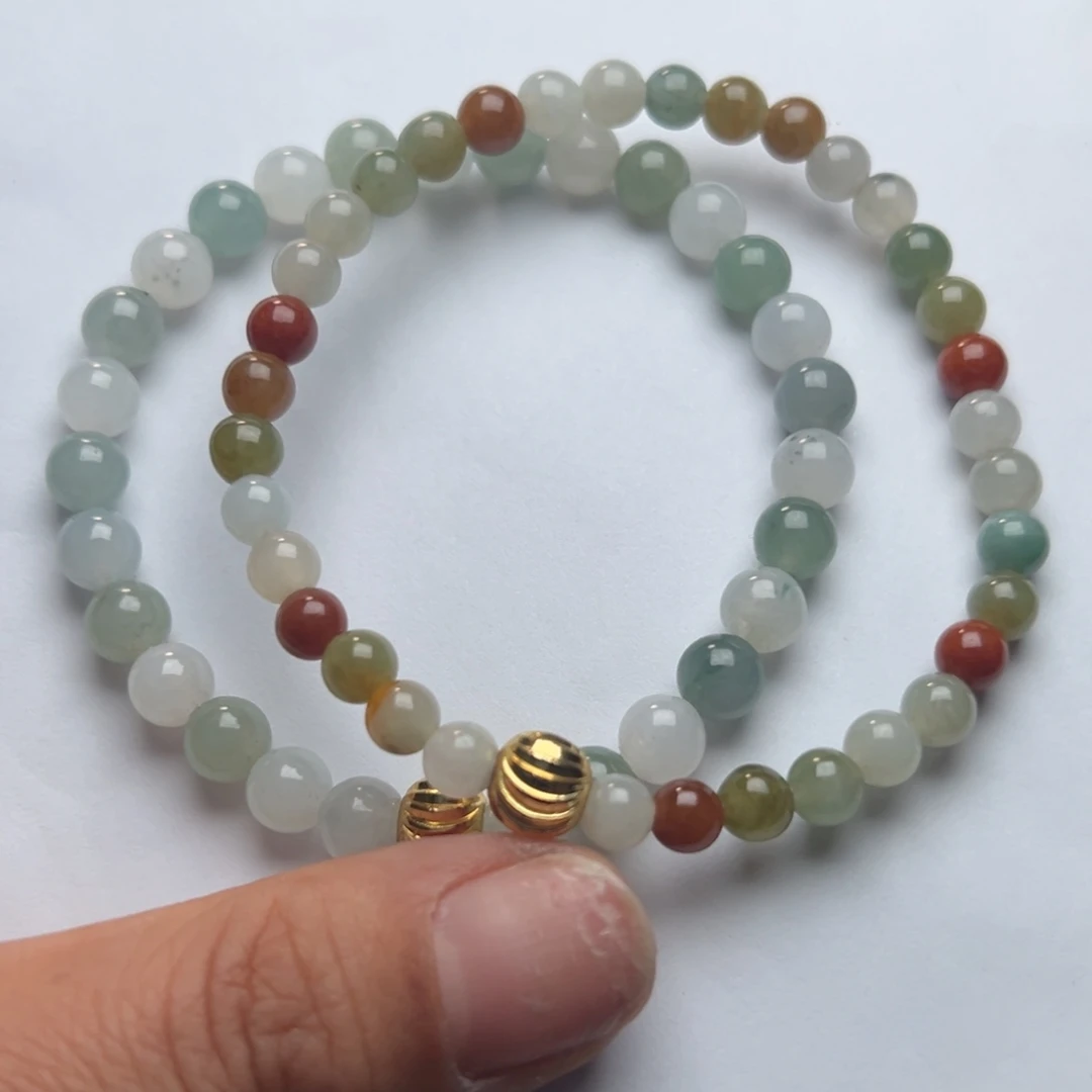 翡翠颈饰未镶嵌翡翠手串