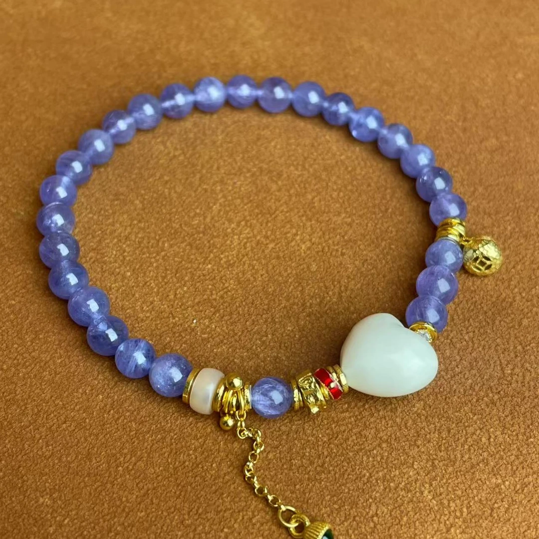 壹加田田|手工设计坦桑石手串多样性发一6639H