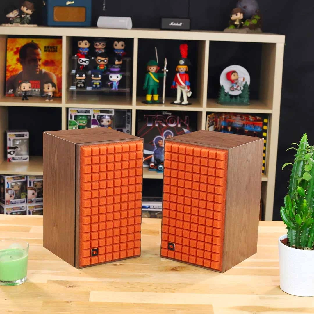 JBLL52HiFi无源书架音箱复古专业二分频高保真发烧级低音炮音响