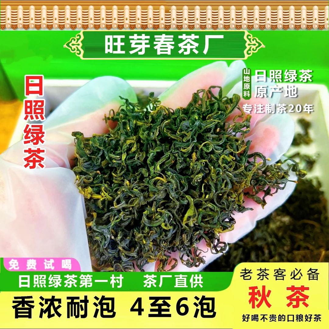【中秋回馈粉丝价】正宗日照绿茶秋茶浓香板栗味鲜香味送礼首选