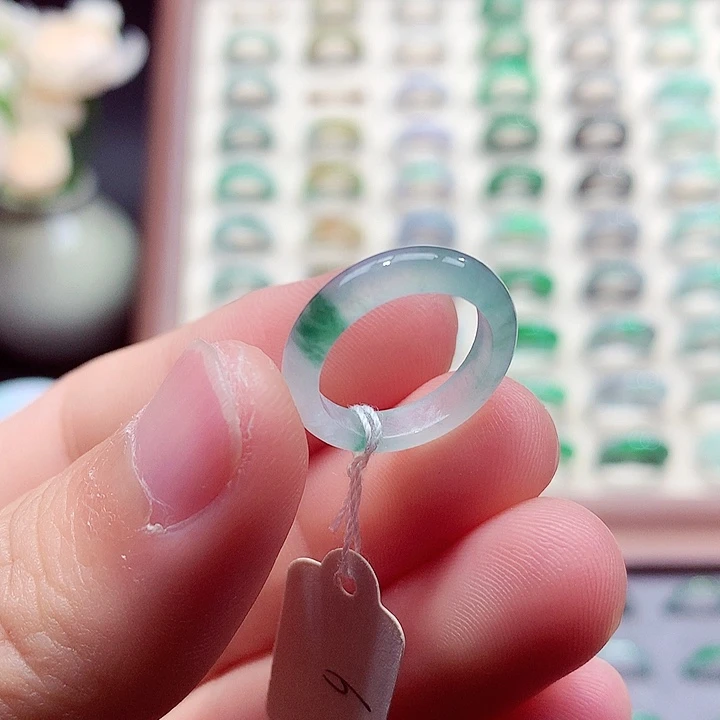 翡翠未镶嵌戒指6号