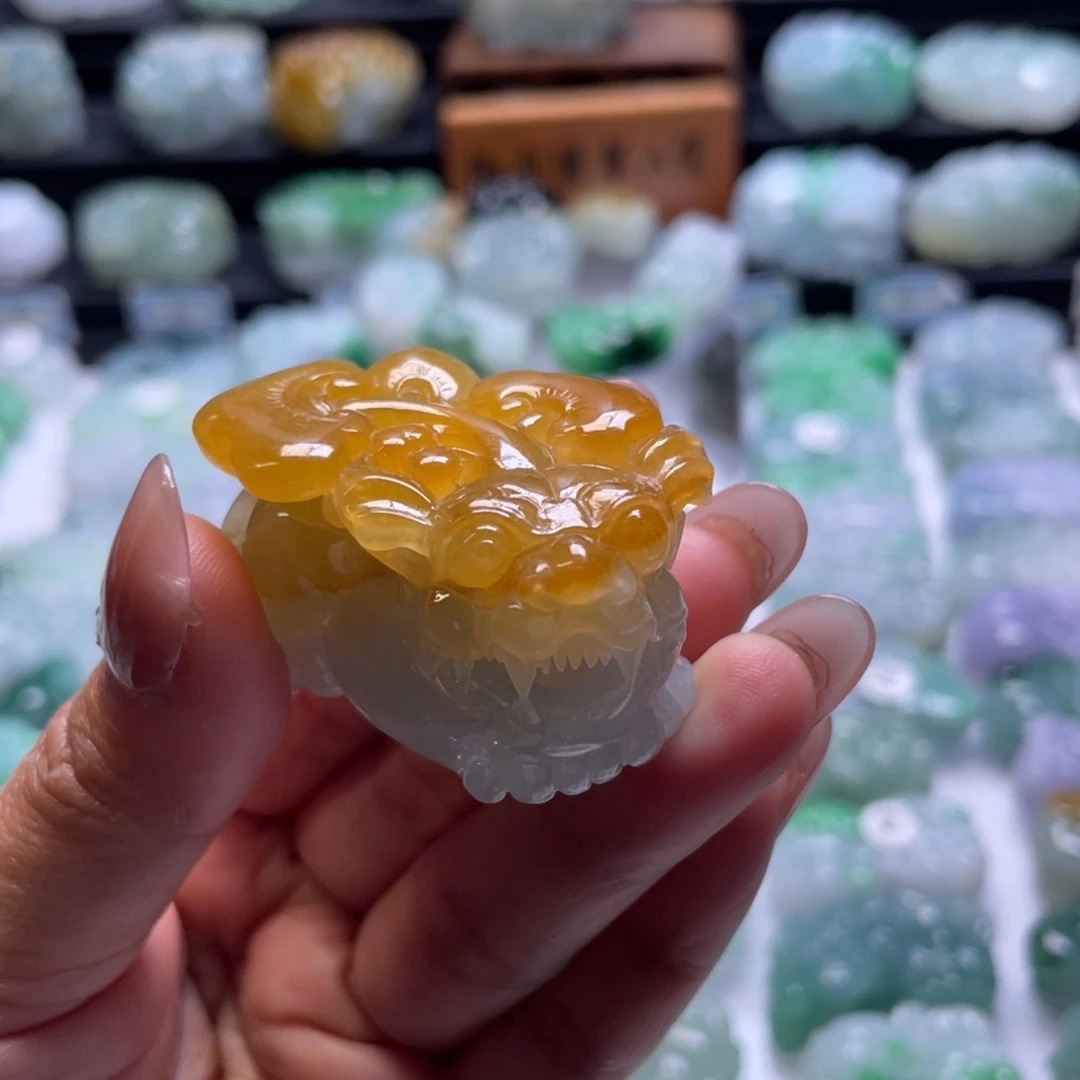 翡翠颈饰未镶嵌F****r貔貅