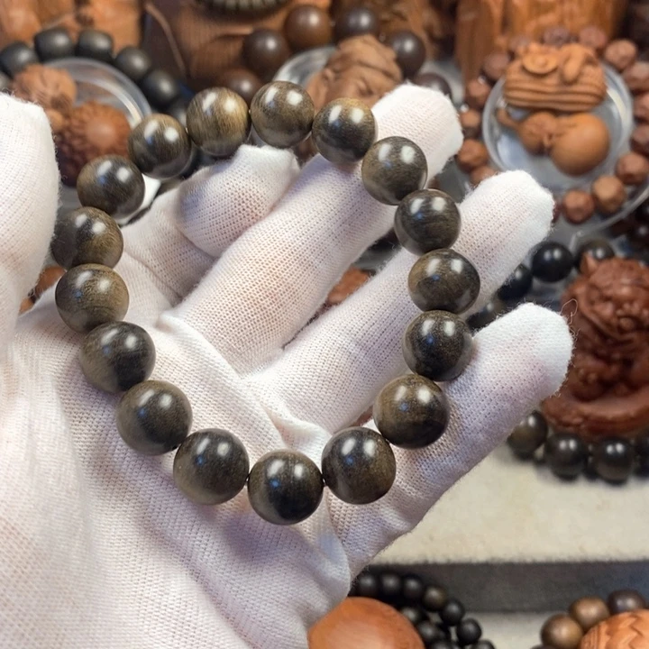 手串/手链檀香木老山檀奶香味1.2阴沉沉水