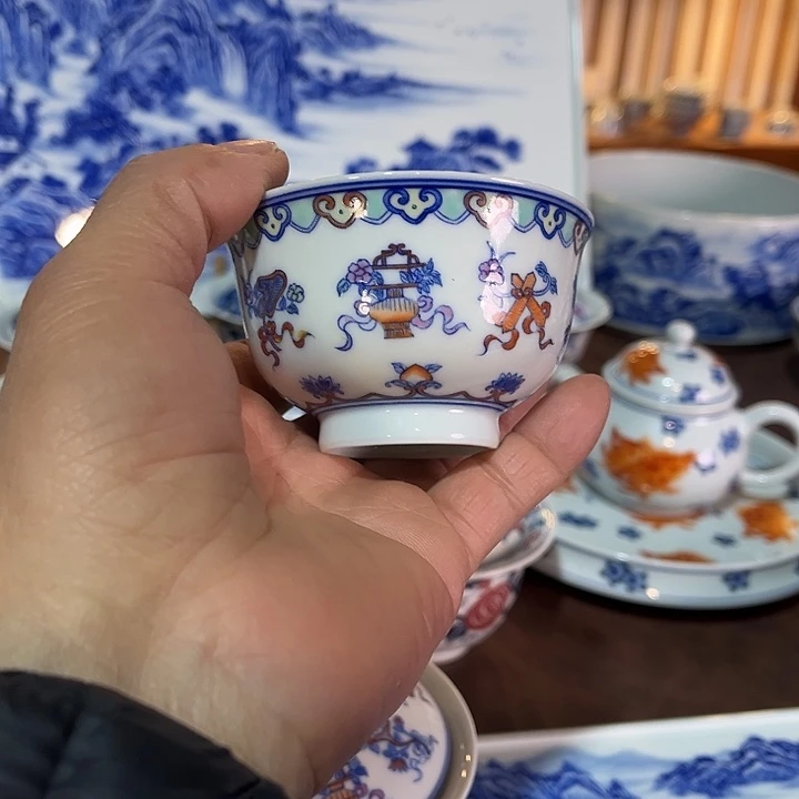 錡镇堂手工手绘杯