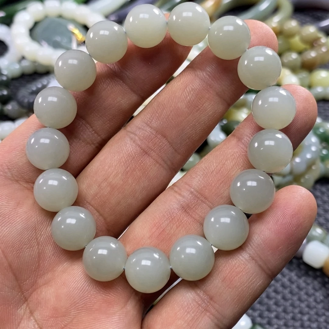 和田玉未镶嵌手链