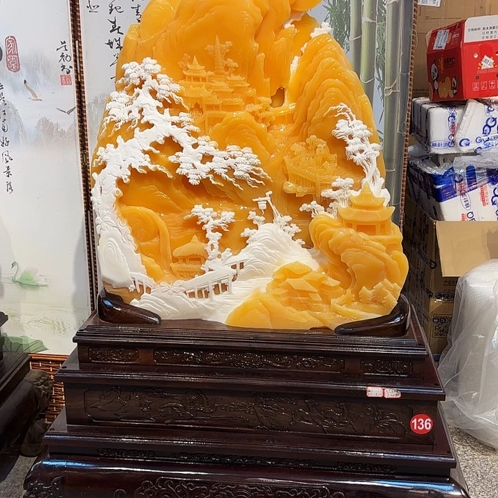 老***肥寿山石寿山石雕刻的艺术品