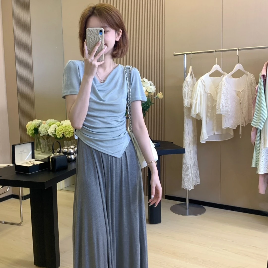 【芝士Cheese】甜心桃丽丝小衫针织t上衣显瘦气质时尚不规则通勤