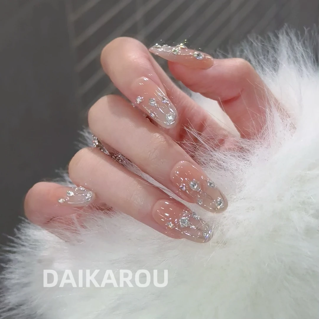 恒久爱链 黛卡柔 预售 此度 短椭圆 中椭圆 长椭圆手工穿戴甲10片