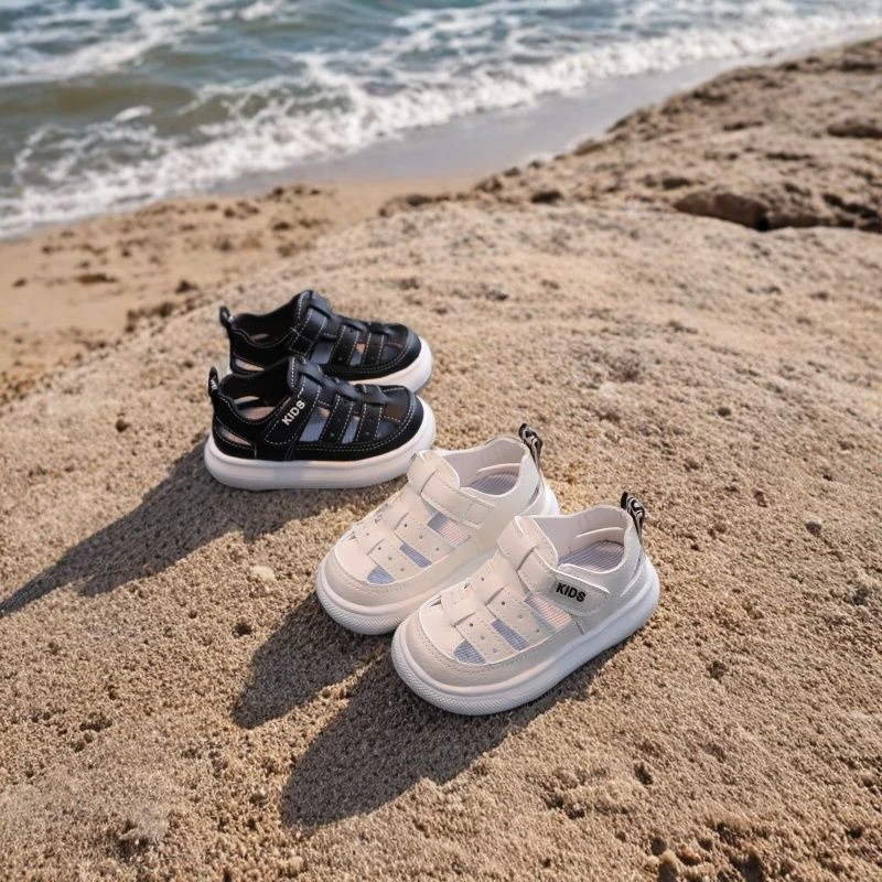 宝宝1-3-6岁夏季凉鞋男童学步鞋软底儿童防滑机能鞋女童沙滩凉鞋