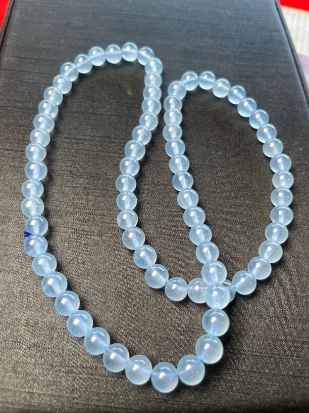 Djy223时尚天空蓝毛衣链