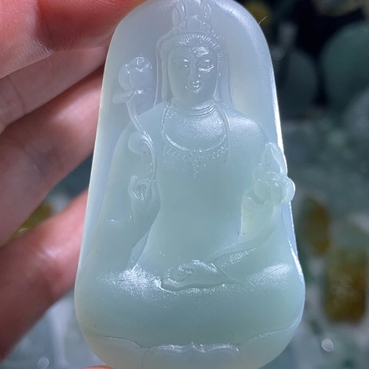 定制翡翠未镶嵌冰胶