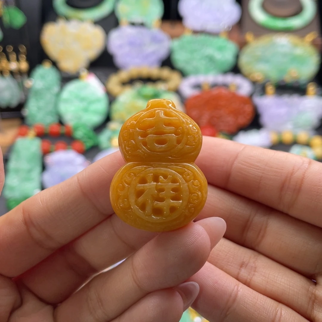 翡翠未镶嵌颈饰代编织