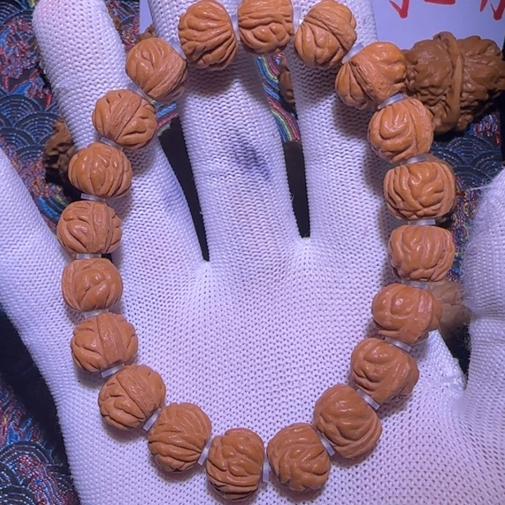 核桃水龙纹桃核手串福利